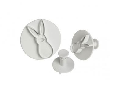 Photo of Rabbit Plunger Easy Push Cookie Cutter Set 3 pieces