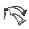 Apple Stainless Steel Metal Fashion Bands Compatible Watch Band - Black Photo