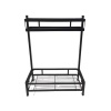 2-level Multi-Function Kitchen Storage Rack - Black Photo