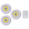 Touch Panel LED Light Set with Battery Operated Remote Control - 3 pieces Photo
