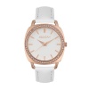 Micaiah Gstaad Rose Gold Leather Ladies Watch - Eggshell White Photo