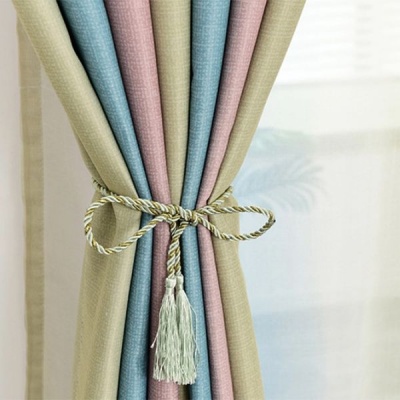 Photo of Matoc Designs Matoc Readymade Curtain 500cmWx250cmH - Pink Yellow Blue - Lined -Taped