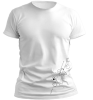 PepperSt Men's White T-Shirt - Lined Triangle Photo