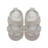 Pitta-Patta Soft genuine RSA Leather Baby Shoes Mary Jane Frill Sand Photo