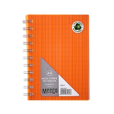 Photo of Meeco Neon Notebook - A6 - Orange