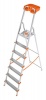 COLOMBO 152cm 7-Step Non-Slip Wide Platform Ladder with Tools Case - Attica Photo