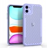 Case Candy Breathable Mesh Cover for iPhone 12 Pro - Purple Photo