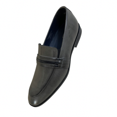Photo of Men's Formal Leather Shoes . Apron Slip On Style / Grey