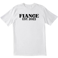 Fiance Est 2023 White T shirt