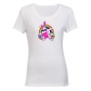 Dabbing Easter Bunny - Ladies - T-Shirt Photo