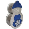 BUFFTEE Mini Wooden Christmas Snowman Gift Box - Blue Photo