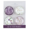 Christian Art Gifts His Grace Is Enough - Glass Magnet Set Photo