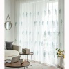 Matoc Designs Matoc Readymade Curtain 218cm Height - Voile - Taped -BrW Trees Photo
