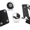Adjustable Aluminum Stand Holder for Mobile Phone & Mini Tablet - Silver Photo
