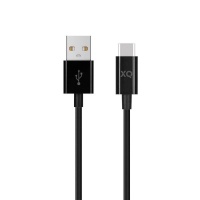 xqisit Charge Sync Type C 30 to USB A 150cm Black