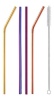 Reusable stainless steel straws - 4 pack with brush Photo