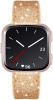 Fabuloulsy Fit Fabulously Fit Fitbit Versa Glitter Rose Gold Leather Strap Photo