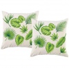 PepperSt - Scatter Cushion Cover Set - Green Leaves Photo