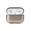 Texture PU Leather Protective Cover Case For AirPods Pro-Silver Photo
