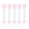 BTR CuteFrog Baby Safety Locks for Cabinets Drawers Toilet Fridge-Set of 5 - Pink Photo