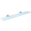 Kirk Aqua 600mm Glass Shelf with Stainless Steel holders Photo