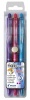 Pilot Frixion Ball Clicker Erasable Medium Rollerball Pens - Wallet of 3 Fashion Colours Photo