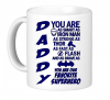 Graceful Accessories Superhero Daddy Mug - Father's Day Gift Photo