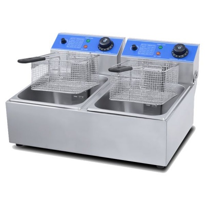 Photo of 6L 6L Stainless Steel Double Tank Electric Fryer
