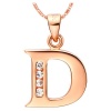 Unexpected Box Rose Gold Letter D necklace Photo