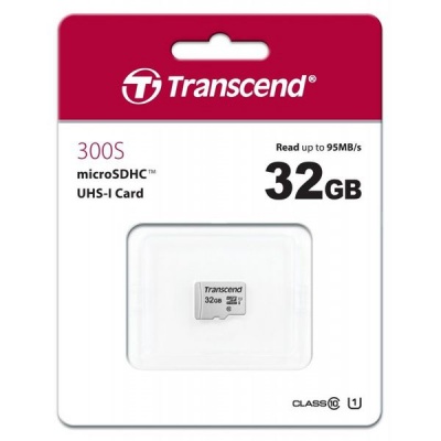 Photo of Transcend 300S 32GB MicroSDXC/SDHC Class 10 UHS-I U1 - TS32GUSD300S