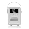 VQ-Retro Mini DAB Digital FM Radio Bluetooth Speaker Alarm Clock - White Photo