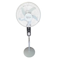Wantech Rechargeable Pedestal Fan LED Light USB Charger 16