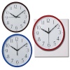 Wall Clock - 24cm Black Photo
