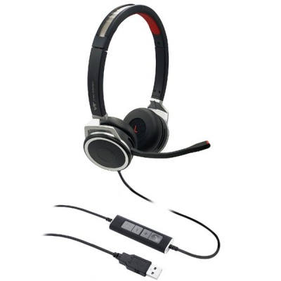 Photo of VT VTX200 Office / Call Centre Headset - USB – Duo