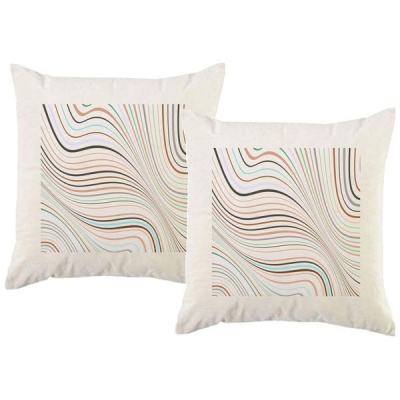 Photo of PepperSt – Scatter Cushion Cover Set – Autumn Stripes