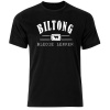 Think Out Loud Mens "Biltong Bleddie Lekker" Short Sleeve Tshirt Black Photo