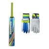 Protos Boy's Cricket Bat and Glove Combo Photo