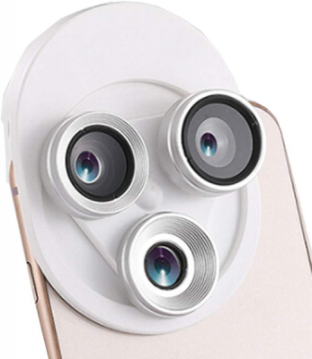 Photo of 3" 1 Clip On Universal Phone Camera Lens Kit