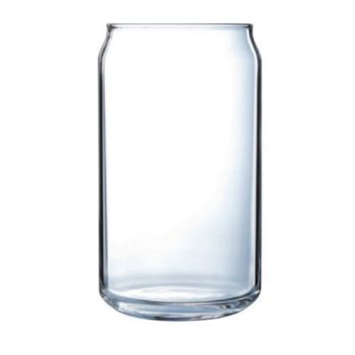 Arcoroc Plain Glass Can Short 475ml Set of 6