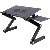 Adjustable Laptop Table with Cooling Fan T8