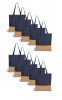 Love & Sparkles 10 x Pack Cotton & Cork Tote Bag Navy Photo