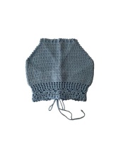 Baby blue Crochet Top