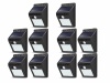 Atttw-10 Piece LED Solar Wall Light Photo