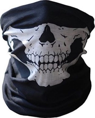 Photo of SKA Skull Tube Mask - Black & White