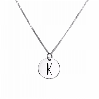 K 925 Sterling Silver Jewellery Necklace and Pendant