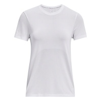 Under Armour Womens Seamless Stride Short Sleeve Tee WhiteReflective