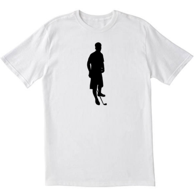 Young Males Silhouette Golfer T shirt