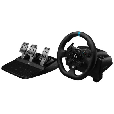 Photo of Logitech G923 Racing Wheel and Pedals Force Feedback Dual Clutch PC Xbox