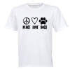 Peace. Love. Dogs - Kids T-Shirt Photo