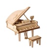 Robotime Wooden Grand Piano - 74 Pieces Photo